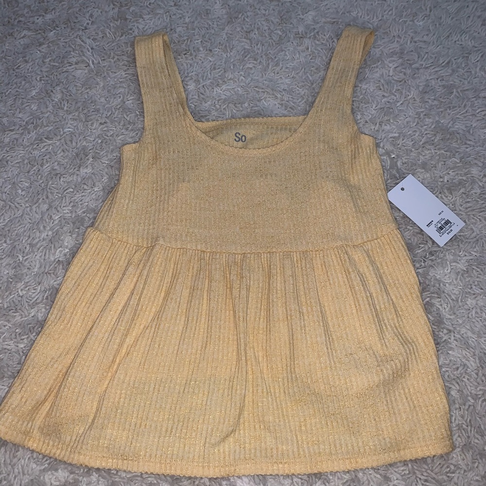 Light yellow tank top